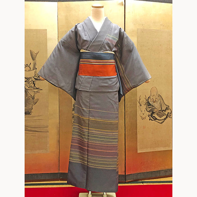 14  A kimono set that can be worn immediately after the package arrives　着物と帯セット