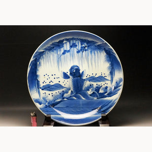 0104　Japanese porcelain "ohzara"　大皿