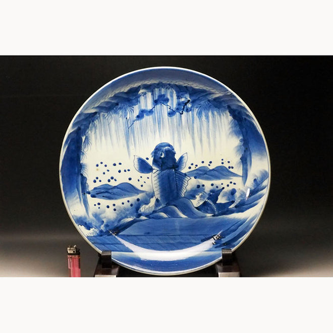 0104　Japanese porcelain &quot;ohzara&quot;　大皿