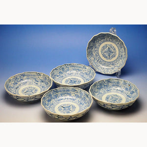 0105　Japanese porcelain "namasuzara"　ナマス皿