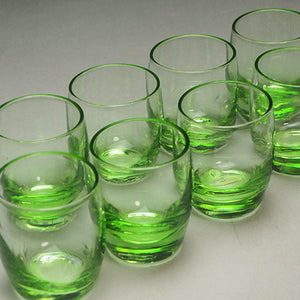 03  "Shot glass"  Japanese vintage glassware　ガラス製品　盃