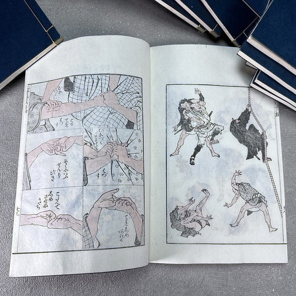 HOKUSAI MANGA THE SKETCHBOOKS OF HOKUSAI<BR> japanese woodblock print　全15冊 <BR>北斎漫画 木版画 芸艸堂出版<BR>浮世絵 版画 <BR>伝統的工芸品 アンティーク 骨董 【中古】<BR> JAPAN japanese antique vintage