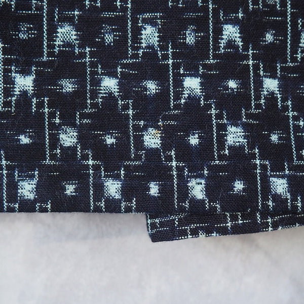 Noragi 0066 Japanese vintage jacket Cotton Indigo dye  Lattice pattern