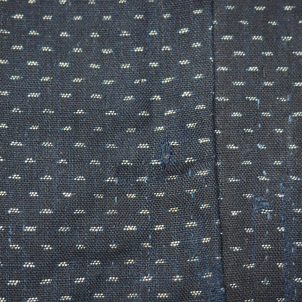 Noragi 0069 Japanese vintage jacket Cotton Indigo dye  Lattice pattern