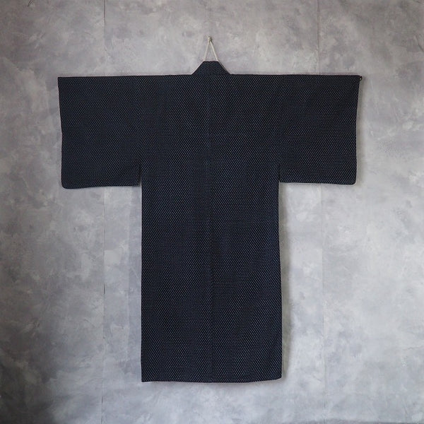 Noragi 0071 Japanese vintage jacket Cotton Indigo dye  Lattice pattern