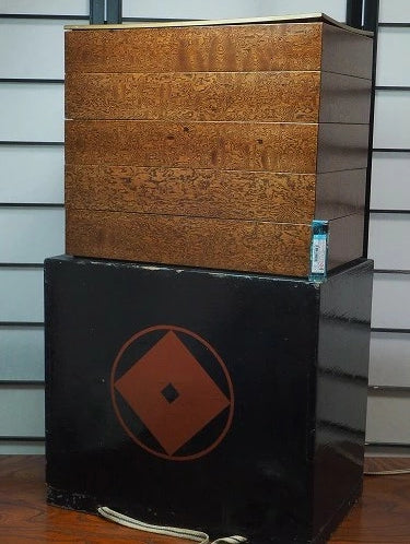 <br>0717 5-tier bento box.<BR><BR>/ 02 Japan "Bento box"　重箱 /JAPAN japanese antique vintage lacquerware