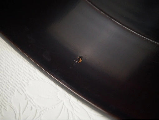 0596 A three-tiered round bento box with a crane and pine tree pattern　<BR><BR>/ 02 Japan "Bento box"　重箱 /JAPAN japanese antique vintage lacquerware
