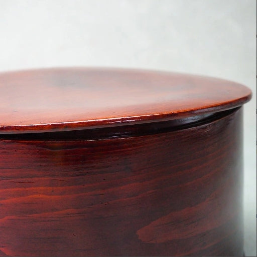 0002 Rice container (magewappa)　/ 02 Japan "Bento box"　重箱 /JAPAN japanese antique vintage lacquerware