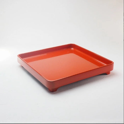 <br>皆朱 御膳 会席膳 6枚組　 Tray 0010<br>漆器 天然木 漆<BR><BR>02 Japan "zen"　膳　JAPAN antique vintage tableware lacquerware try