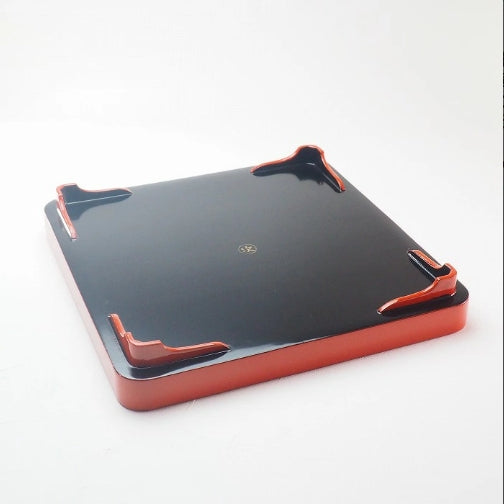 <br>皆朱 御膳 会席膳 6枚組　 Tray 0010<br>漆器 天然木 漆<BR><BR>02 Japan "zen"　膳　JAPAN antique vintage tableware lacquerware try