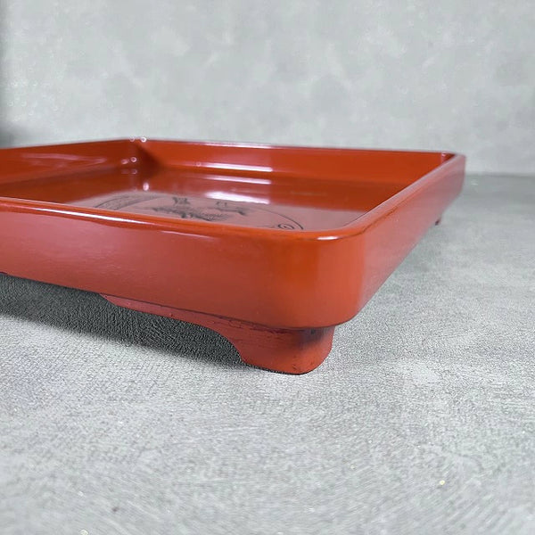 <br>会席膳 絵巻文様お膳 5枚組 0008 Patterned trays, set of 5, 0008<br>漆器 天然木 漆<BR><BR>02 Japan "zen"　膳　JAPAN antique vintage tableware lacquerware try