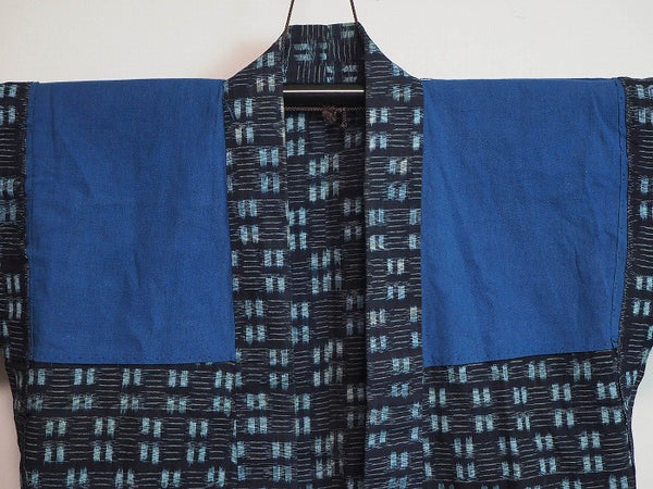 Noragi 0001  Japanese vintage jacket Cotton Indigo dye Kasuri