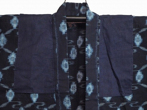 Noragi 0002  Japanese vintage jacket Cotton Indigo dye Kasuri