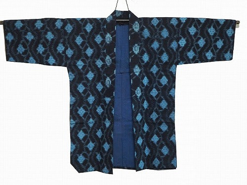 Noragi 0004  Japanese vintage jacket Cotton Indigo dye Kasuri