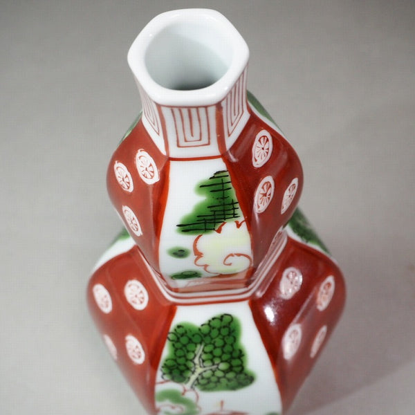 "Sake bottle and sakazuki" 0005 Aritayaki　””　Japanese porcelain Sake set