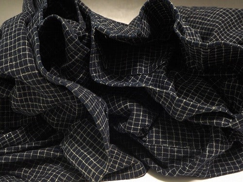 Noragi 0006  Japanese vintage jacket Cotton Indigo dye Kasuri