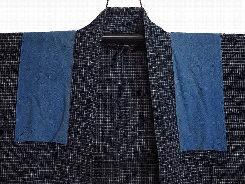 Noragi 0006  Japanese vintage jacket Cotton Indigo dye Kasuri