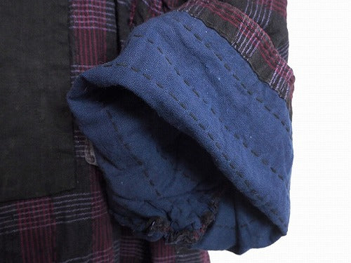 Noragi 0009  Japanese vintage jacket Cotton Indigo dye Kasuri