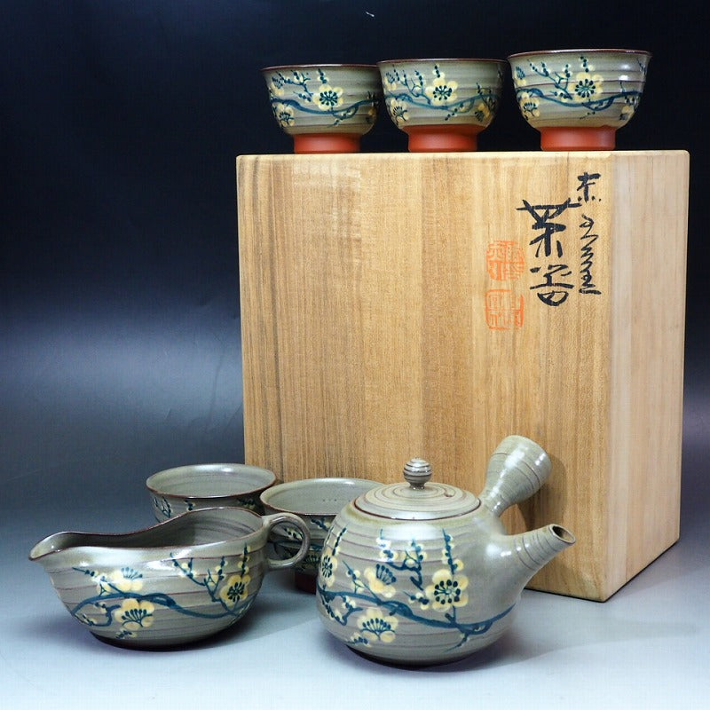 tea set Sencya　0011　Mumyouiyaki　08 Japanese pottery and porcelain teaware　茶道具　煎茶