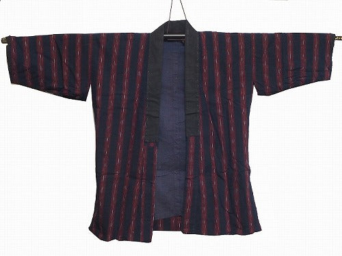 Noragi 0012  Japanese vintage jacket Cotton Indigo dye Kasuri