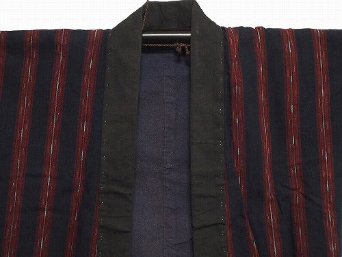 Noragi 0012  Japanese vintage jacket Cotton Indigo dye Kasuri