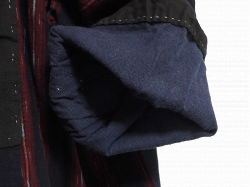 Noragi 0012  Japanese vintage jacket Cotton Indigo dye Kasuri