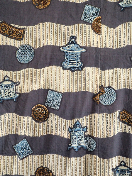 "Juban" 0015 Lantern pattern　Japanese vintage kimono underwea