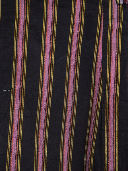 Noragi 0021 Japanese vintage jacket Cotton Indigo dye Striped pattern and sashiko
