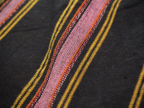 Noragi 0021 Japanese vintage jacket Cotton Indigo dye Striped pattern and sashiko
