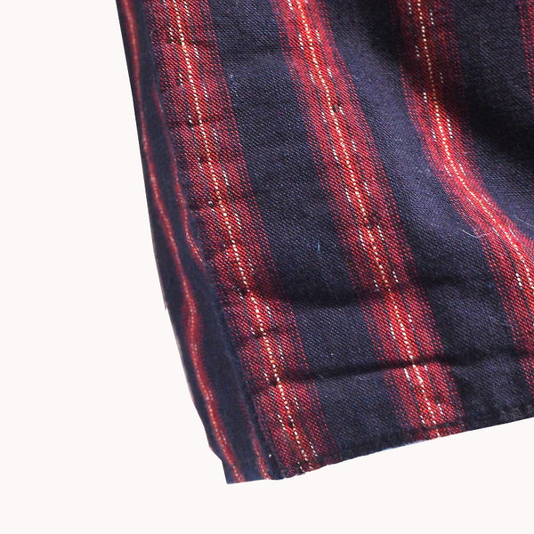 Noragi 0022 Japanese vintage jacket Cotton Indigo dye  stripe pattern