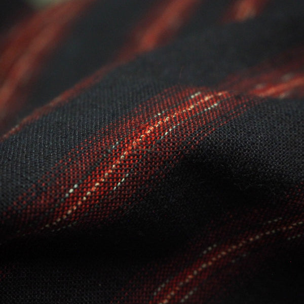 Noragi 0022 Japanese vintage jacket Cotton Indigo dye  stripe pattern