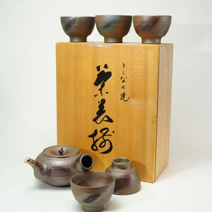 tea set Bancya　0024　Tokoname yaki　08 Japanese pottery and porcelain teaware　茶道具　番茶