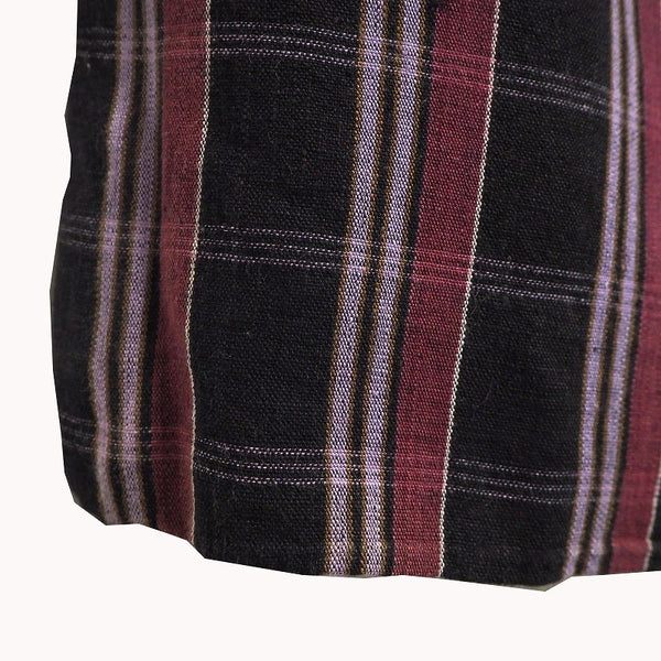 Noragi 0024 Japanese vintage jacket Cotton Indigo dye  Stripe pattern and Kasuri pattern