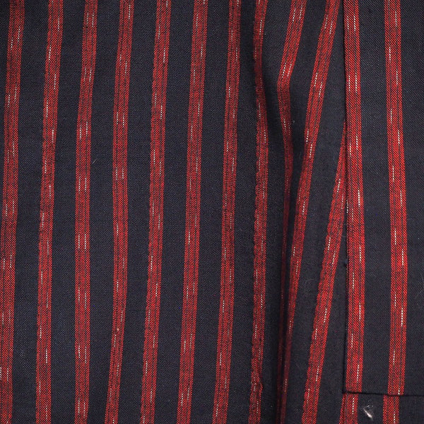 Noragi 0025 Japanese vintage jacket Cotton Indigo dye  Stripe pattern and Sashiko