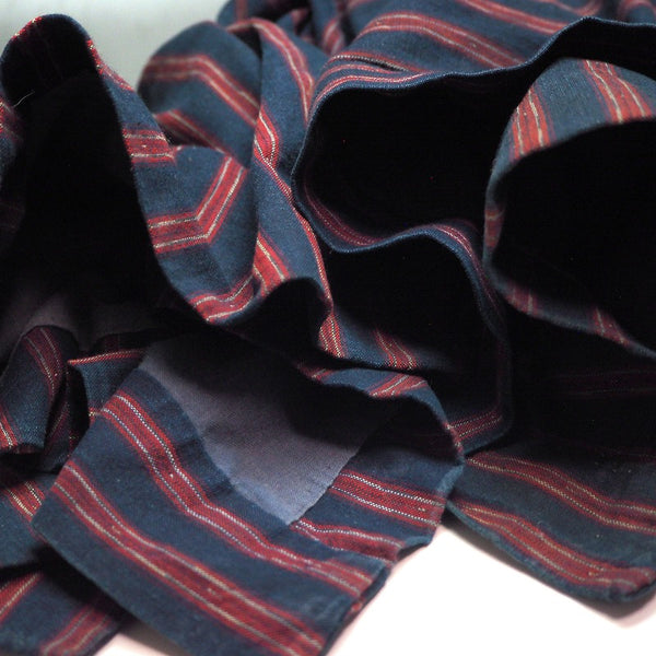 Noragi 0026 Japanese vintage jacket Cotton Indigo dye  Stripe pattern