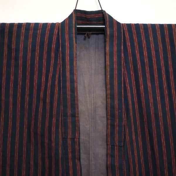 Noragi 0026 Japanese vintage jacket Cotton Indigo dye  Stripe pattern