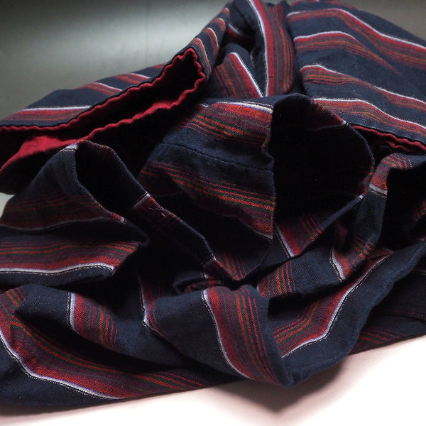 Noragi 0027 Japanese vintage jacket Cotton Indigo dye  Stripe pattern