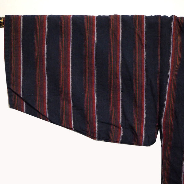 Noragi 0027 Japanese vintage jacket Cotton Indigo dye  Stripe pattern
