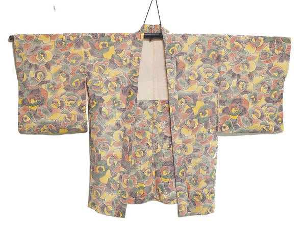 ha0055 haori - haorijJacket -   Japanese vintage jacket silk