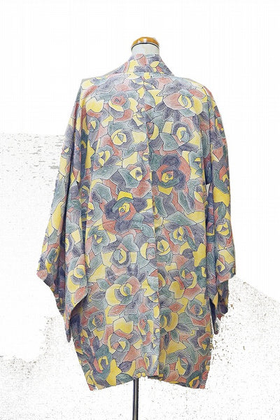 ha0055 haori - haorijJacket -   Japanese vintage jacket silk