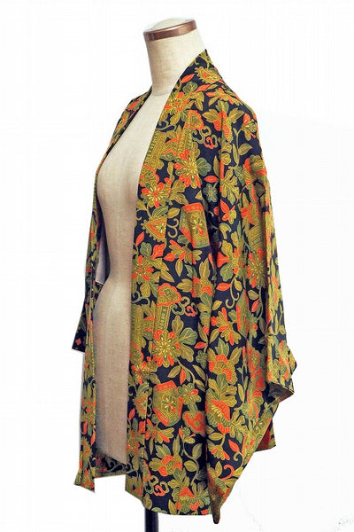 ha0058 haori - haorijJacket -   Japanese vintage jacket silk