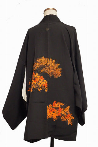 ha0059 haori - haorijJacket -   Japanese vintage jacket silk