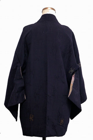 ha0060 haori - haorijJacket -   Japanese vintage jacket silk