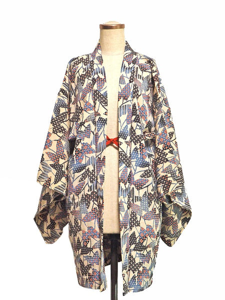 ha0068 haori - haorijJacket -   Japanese vintage jacket silk