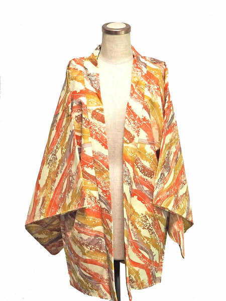 ha0070 haori - haorijJacket -   Japanese vintage jacket silk
