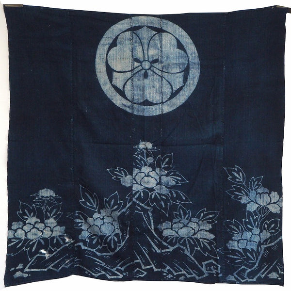 "Furoshiki"  0002 Japanese antique cloth Cotton Indigo dye