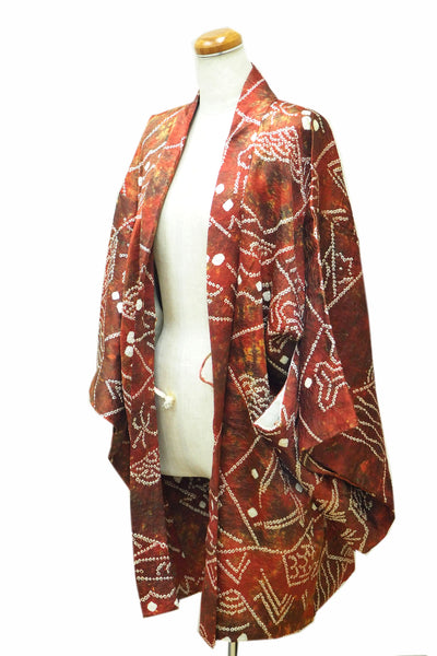 ha0003 haori - haorijJacket -   Japanese vintage jacket silk