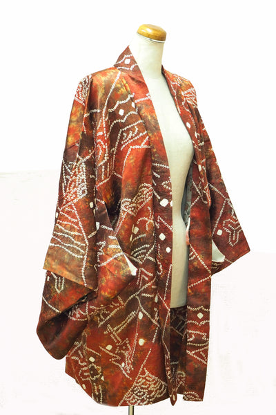 ha0003 haori - haorijJacket -   Japanese vintage jacket silk