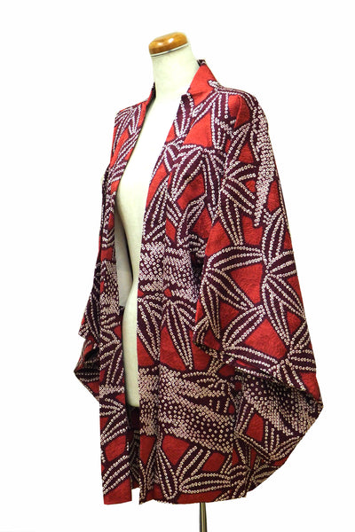 ha0004 haori - haorijJacket -   Japanese vintage jacket silk