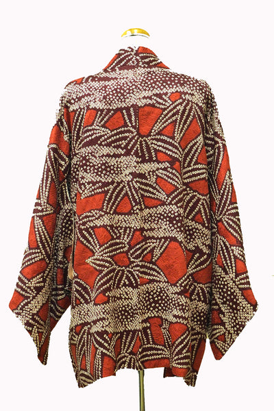 ha0004 haori - haorijJacket -   Japanese vintage jacket silk